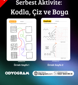 Serbest Aktivite:  Kodla, Çiz ve Boya