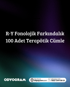 R Y Seslerini Karıştırma: Fonolojik Farkındalık Cümleleri