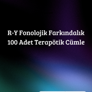R Y Seslerini Karıştırma: Fonolojik Farkındalık Cümleleri