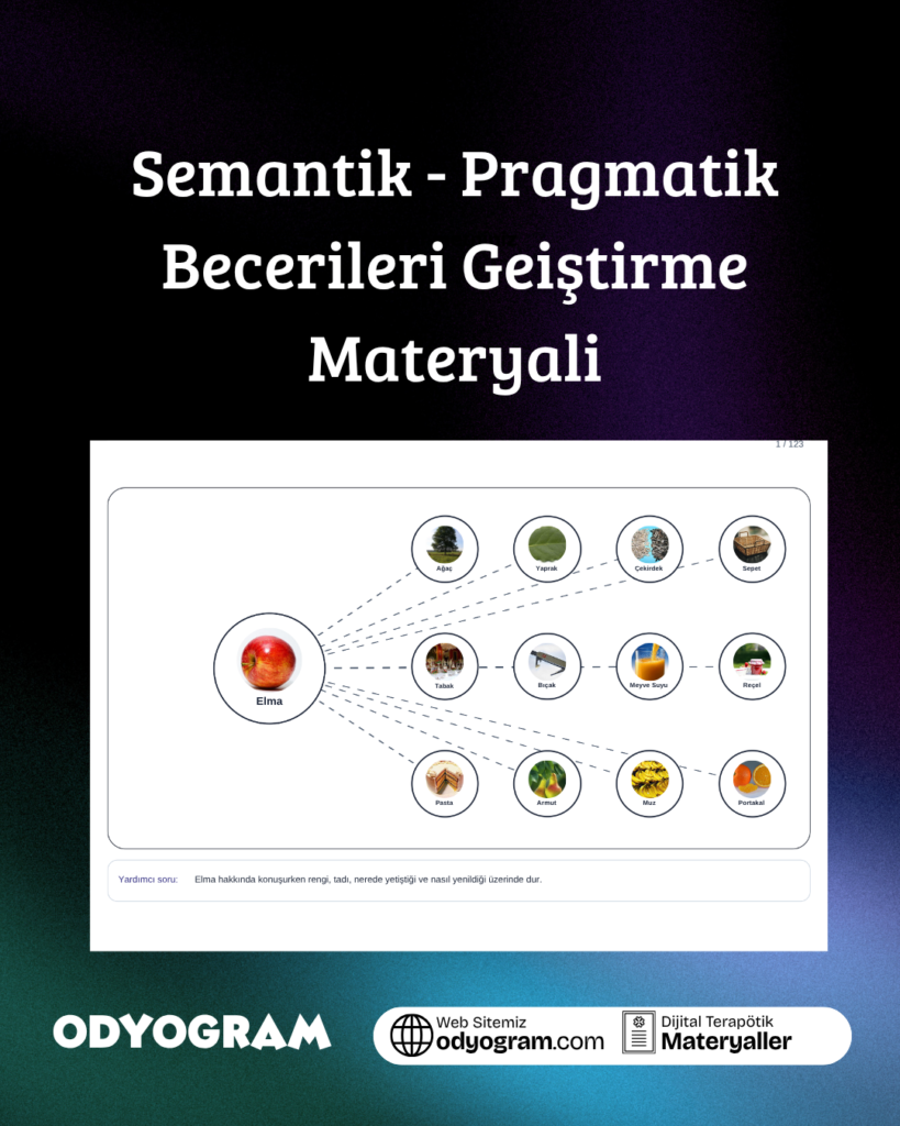 Semantik - Pragmatik Becerileri Geliştirme Materyali