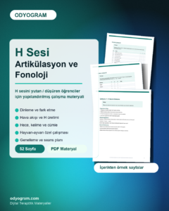H Sesi Artikülasyon ve Fonoloji