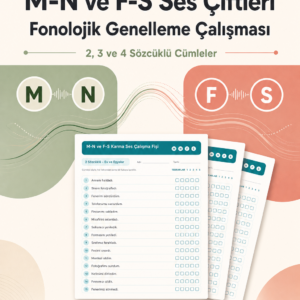 M-N ve F-S Ses Çiftleri Fonolojik Genelleme Çalışması