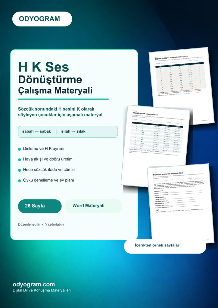 H-K Fonolojik Farkındalık Çalışması